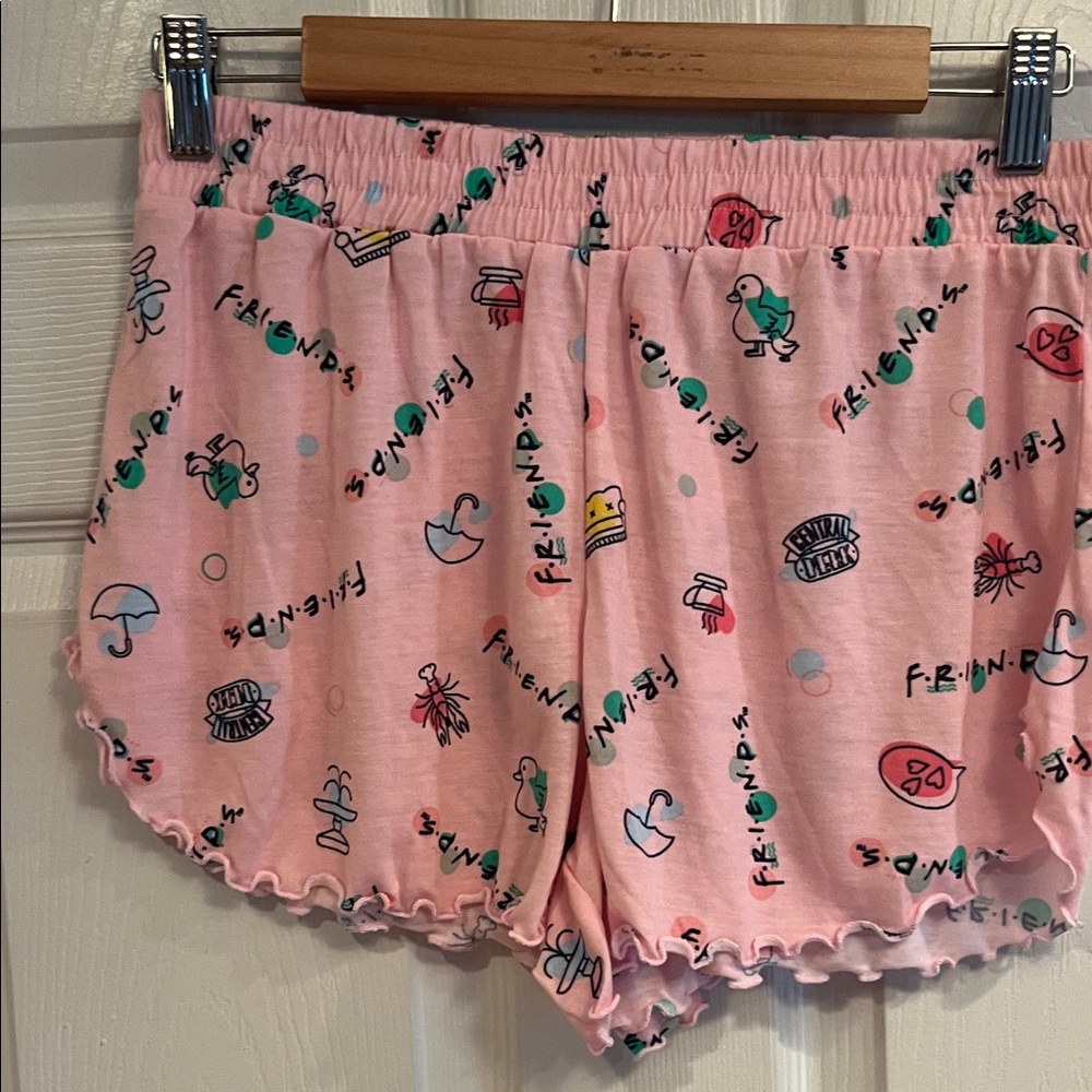 FRIENDS Pink Pajama Set with Fun Print - Picture 4 of 5